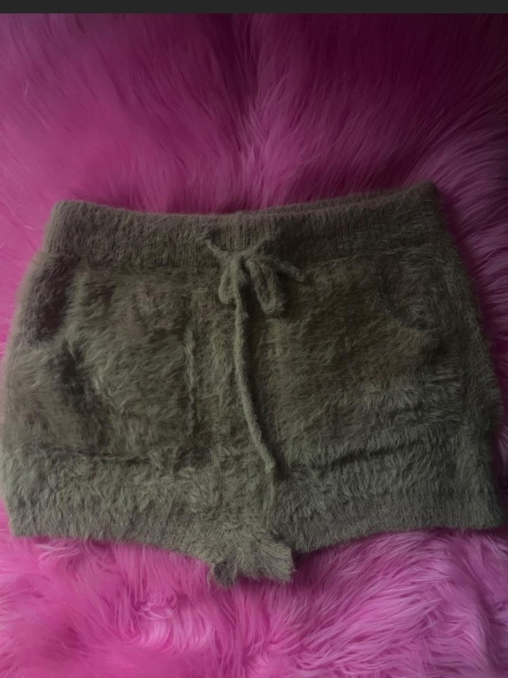 Fashion Nova Fuzzy Knit Shorts